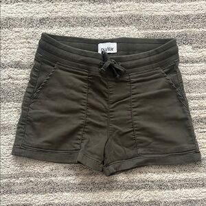 Women's Du/er Olive Green Shorts - S